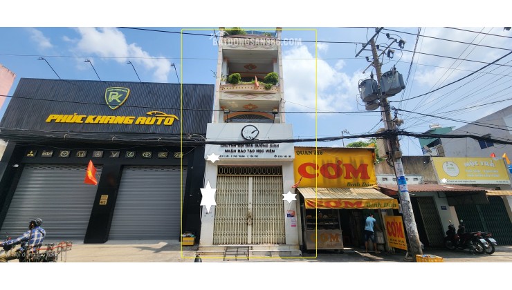 Cho thuê nhà Mặt Tiền Thạch Lam Q.Tân Phú 80m²,3TẦNG, 19Triệu - GẦN CHUNG CƯ, NGÃ TƯ